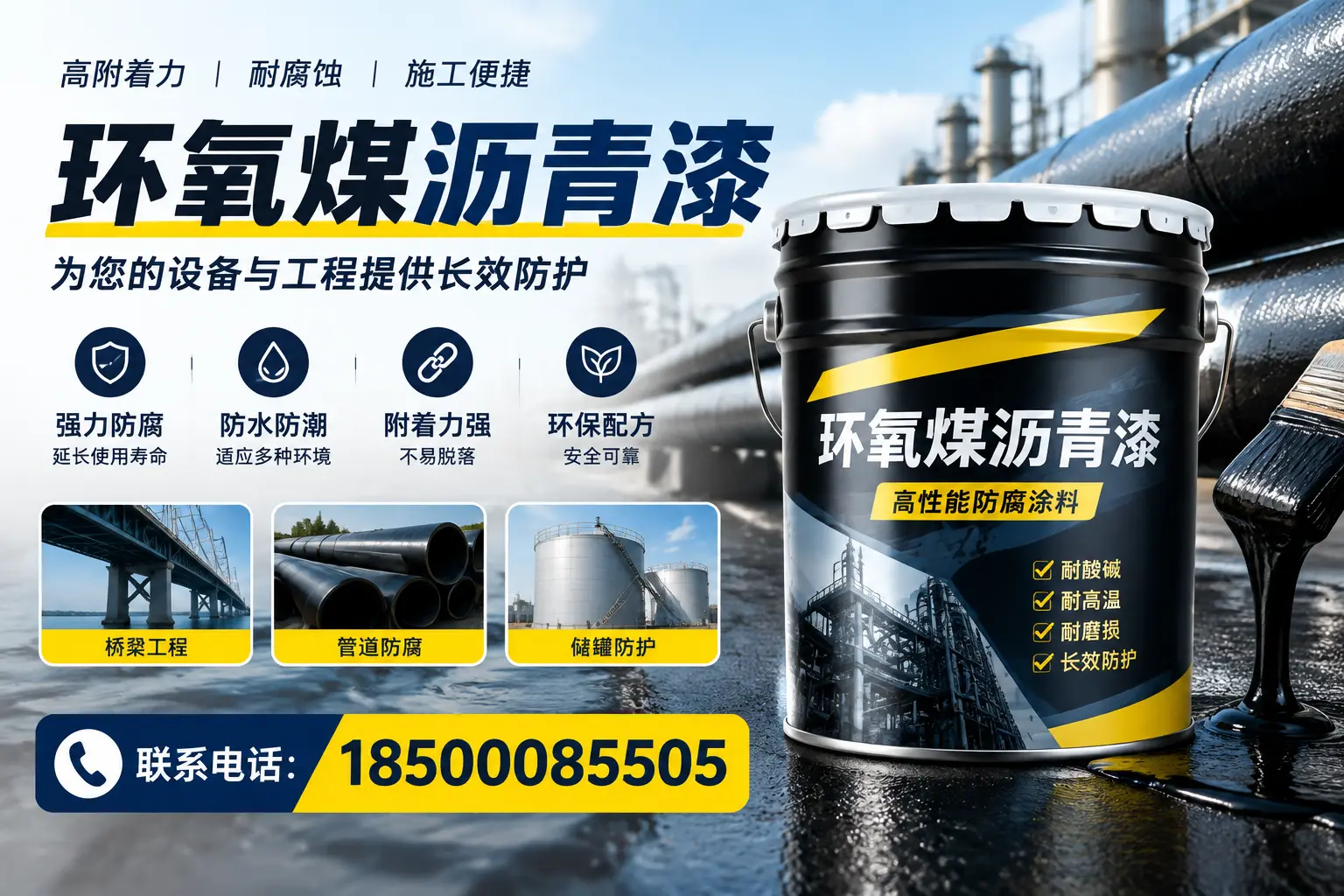 环氧煤沥青漆与其他涂料的对比分析，助力佛山企业决策
